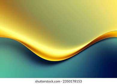 Abstract gold and blue geometric background. Dynamic shapes composition. Vector illustration.