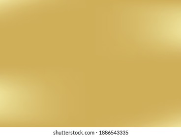 Abstract gold blurred gradient background. vector illustration.