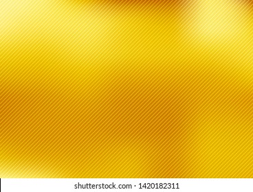 Abstract gold blurred gradient style background with diagonal lines textured. luxury smooth wallpaper. Vector illustration