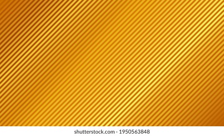 Resumen de fondo de estilo de gradiente borroso dorado con líneas diagonales. Estilo de lujo. Resumen de diseño vectorial de fondo dorado. Plantilla de fondo de superficie dorada brillante. Ilustración del vector EPS10