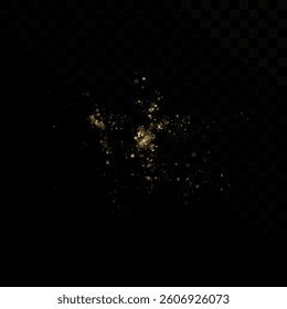 Abstract gold bokeh background with blurred lights.	