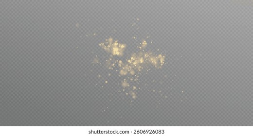 Abstract gold bokeh background with blurred lights.	