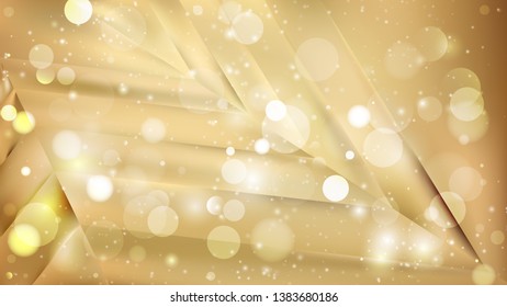 Abstract Gold Bokeh Background Design