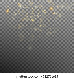 Abstract gold bokeh background. And also includes EPS 10 vector