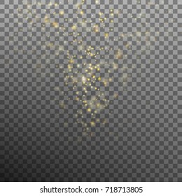 Abstract gold bokeh background. And also includes EPS 10 vector