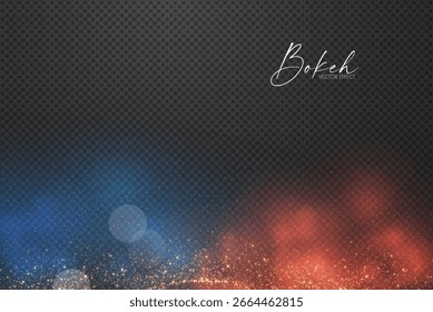 Fondo de bokeh de oro Abstractas con niebla mágica. Efecto de luz transparente brillante. Espacio texturizado