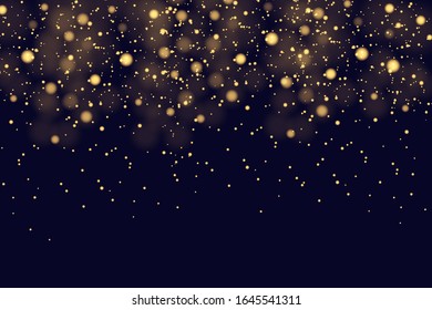 Bokek de oro abstracto con fondo negro