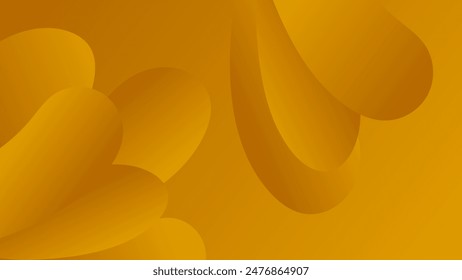 ABSTRACT GOLD BROWN GRADIENT BACKGROUND SMOOTH COLORFUL DESIGN WITH SHAPES VECTOR TEMPLATE GOOD FOR MODERN WEBSITE, WALLPAPER, COVER DESIGN 