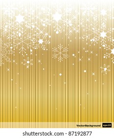 Abstract gold christmas background