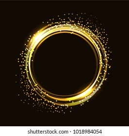 Gold Circle Logo Vector Art, Icons, And Graphics For Free Download