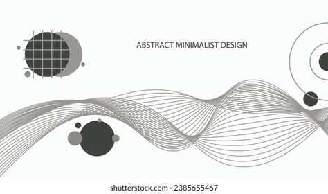 Abstract gold circle lines on dark background. Geometric stripe line art design. Modern luxury template. Suit for presentation, banner, cover, web, flyer, poster, brochure. Vector illustration