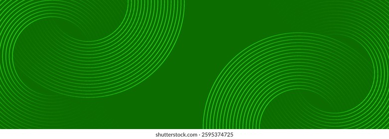 Abstract gold circle lines on dark background. Geometric stripe line art design.