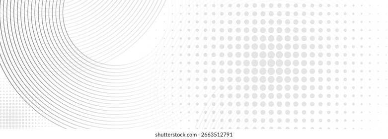 Abstrato linhas de círculo dourado no fundo escuro. Projeto de arte de linha de faixa geométrica. Ilustração vetorial, eps10.