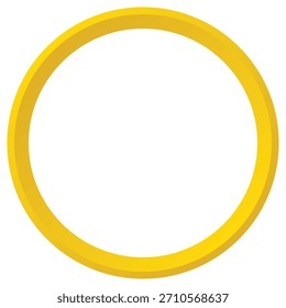 Abstractas forma de círculo de oro en estilo art deco, png
