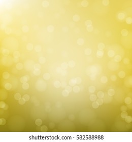 Abstract gold circular bokeh background 