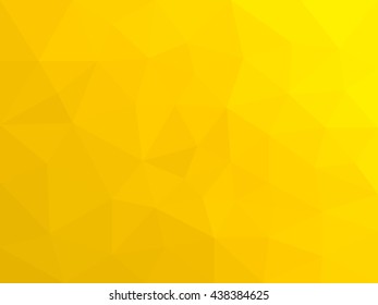 abstract gold color low polygon background