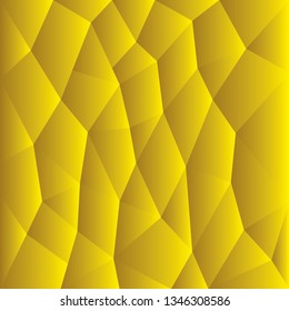 Abstract gold color pattern of geometric shapes, Geometric triangular background, vector