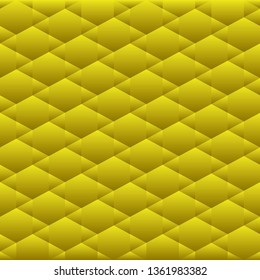 Abstract gold color triangle and hexagon on background, vector illustration