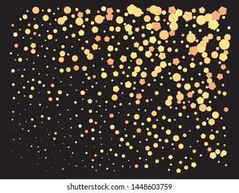 Abstract gold crackers for holidays. Vector illustration theme. Stylish element of your design. Gold trendy modern elegant background for anniversary, birthday celebrate or other festive event.