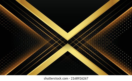 Abstract gold design, luxury background