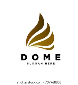 Abstract Gold Dome