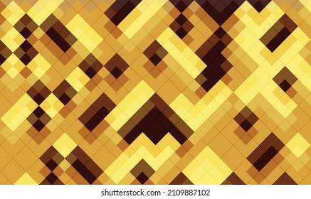 Abstrakter, geometrischer goldener Hintergrund für Design