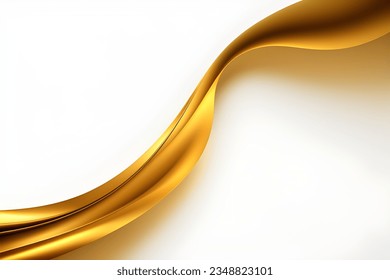 Abstract gold geometric. Isolate on white background. Vector illustration.