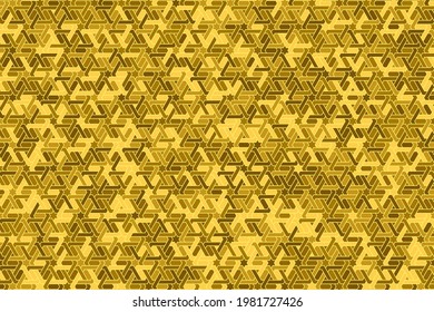 Abstract gold geometric seamless pattern design modern. Luxury background with golden polygonal overlapping 