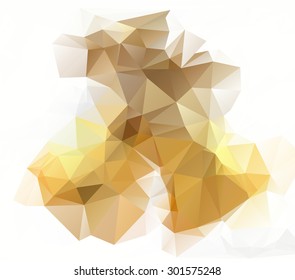 Abstract gold geometrical background