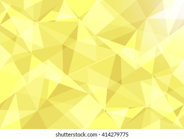Abstract gold geometrical background design shape pattern, presentation  angled triangle abstract shape art blue background wall. vector illustration.