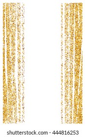 Abstract gold glitter background. Bright sparkles for card.
