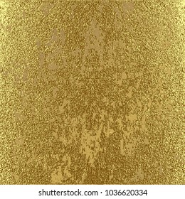 Abstract gold glitter geometric vector background.