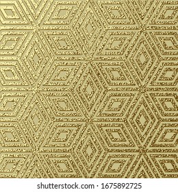 Abstract gold glitter geometric vector background. Trendy modern and stylish set with minimal design for poster, cover, card, brochure, banner. Cool pattern.