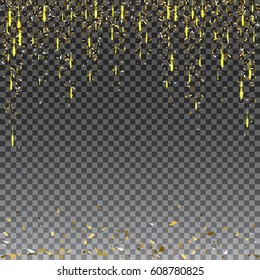 Abstract gold glitter splatter background for the card, invitation, brochure, banner, web design.