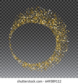 Abstract gold glitter splatter background for the card, invitation, brochure, banner, web design.