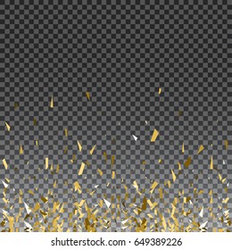 Abstract gold glitter splatter background for the card, invitation, brochure, banner, web design.
