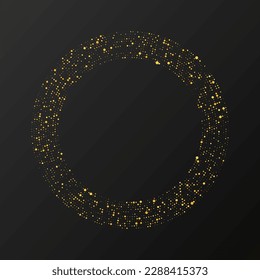 Vector Circle Gold 