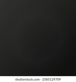 Abstract gold glowing halftone dotted background. Gold glitter pattern in circle form. Circle halftone dots. Vector illustration