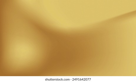 Abstract gold gradient background with halftone effect, pixel art. Vector illustration.
