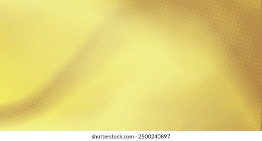 Abstract gold gradient background with halftone effect, pixel art.