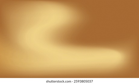 Abstract gold gradient background with halftone effect, pixel art. Vector illustration.