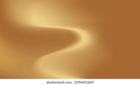 Abstract gold gradient background with halftone effect, pixel art. Vector illustration.