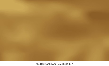 Abstract gold gradient background with rough texture pattern. Vector illustration.