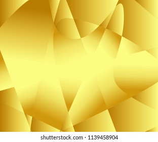 Abstract gold gradient background. Vector illustration, EPS10. Can be used as background, backdrop, image montage in graphic design, book cover, flyer, brochure, advertising material, wallpaper, etc.