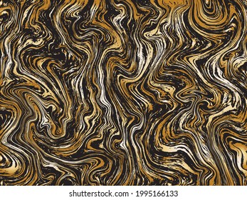 Abstract gold gradient liquid colors texture background.