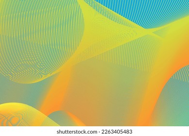 abstract gold gradient wave on blue gradient background suitable for landing page and desktop background. gluid backgroun. 3d vector