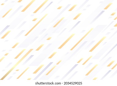Abstract gold and grey diagonal stripes on white background. Modern simple diagonal geometric pattern creative design. Minimal style square shape vector elements. Vector illustration