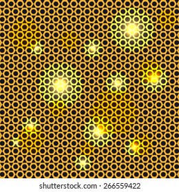 abstract gold grid for your design