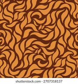 El oro abstracto deja el patrón sin fisuras. patrón de fondo de textura de hojas de lujo. patrón sin fisuras florales dibujados a mano para tela, impresión, Fondo de pantalla, papel de embalaje.