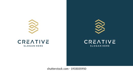 Plantilla de diseño del logotipo G de la letra oro abstracta